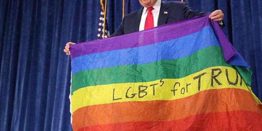 Trump declara que es ‘mi gran honor’ ser considerado ‘el presidente más pro-gay en la historia de Estados Unidos’